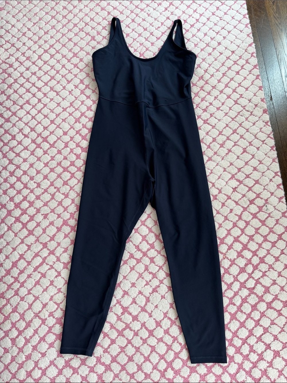 Old Navy Navy Scoop-Neck Sleeveless Jumpsuit